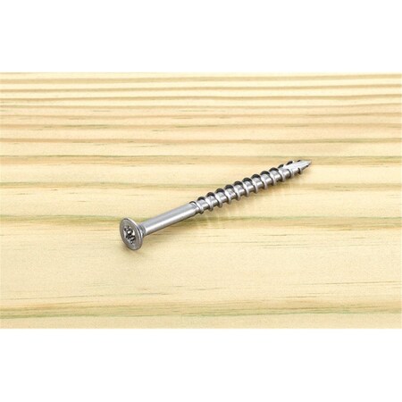 Tinkertools No.10 x 3 in. Star Flat Head Stainless Steel Deck Screws, 250PK TI2188769